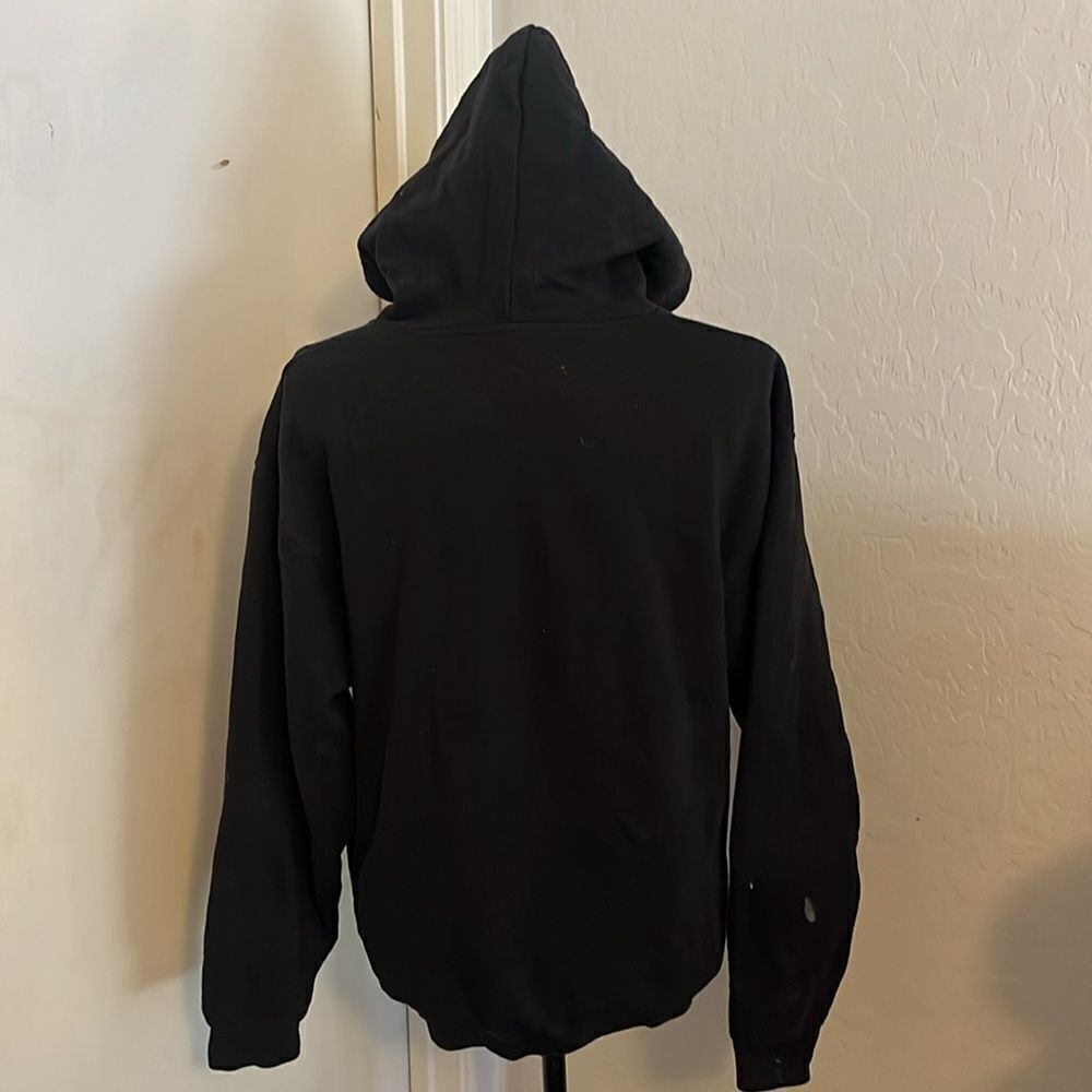 Iron Maiden Band Music Black Graphic Zipper Closure Sweatshirt Concert Festival - Picture 3 of 9